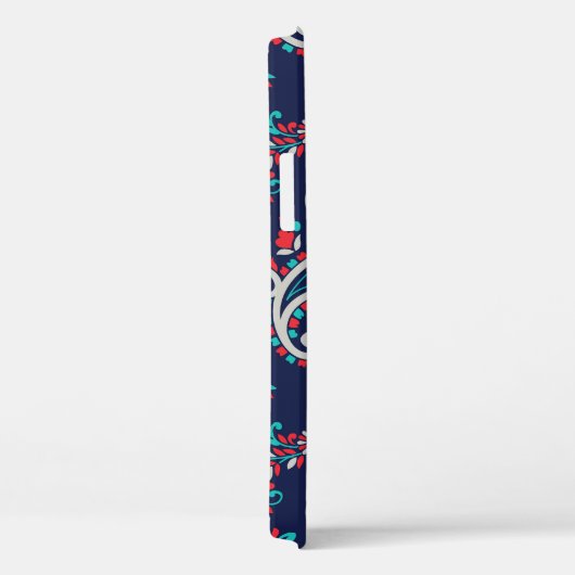 アジアペイズリー伝統的：シームレスデザイン。 Case-Mate iPhoneケース (裏面 / 右)