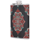 アジアペイズリー要素、ボーホヴィンテージパターン。 フラスク (左)