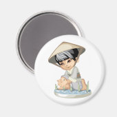 アジアボーイマグネット マグネット (正面/裏面)