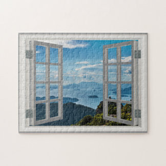 アジアマウンテンズアメージングビューファブ海ジグソーパズル ジグソーパズル