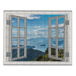 アジアマウンテンズアメージングビューファ海 ジグソーパズル