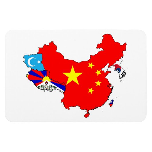 アジアマップ マグネット (横)