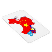 アジアマップ マグネット (右側)