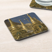 アジアミャンマーヤンゴン首長納言の黄金の卒塔 コースター (左側)
