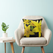 アジアユリーオンブラック クッション (椅子)