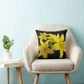 アジアユリーオンブラック クッション (椅子)