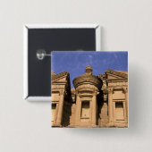 アジアヨルダンペトラ修道院のエル·デイア。2 缶バッジ (正面&裏面)