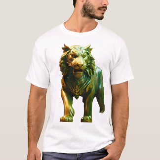 アジアンの翡翠トラのコンセプトアート  Tシャツ
