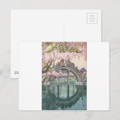 アジアンアートヴィンテージオリエンタルクラシック最高傑作 ポストカード (正面/裏面)