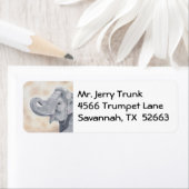 アジアンエレファント住所 シール (インサイチュ)