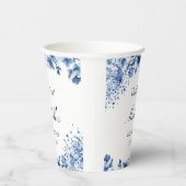 アジアンシノイスリーライトブルーフローラブリッジトン 紙コップ (右)