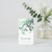 アジアンゼンレッドバンブー葉ズオリエモダンンタルスパ 名刺 (スタンド正面)