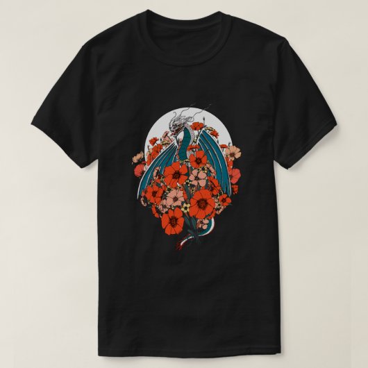 アジアンドラゴンのロゴ Tシャツ (デザイン正面)