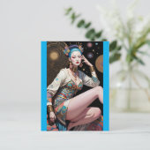 アジアンドリーム飛行 – ケン・ゲージ・アート ポストカード (スタンド正面)