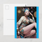 アジアンドリーム飛行 – ケン・ゲージ・アート ポストカード (正面/裏面)