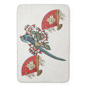 アジアンバードデコ バスマット (正面縦)