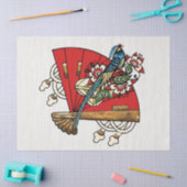 アジアンバードデコ 薄葉紙 (クラフト)