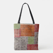 アジアンパッチワークカーペット,イスタンブール詳細 トートバッグ (裏面)