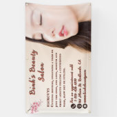 アジアンビューティーヘアサロンの広告をカスタマイズ 横断幕 (縦)