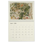 アジアンフルーツウォーターモダンカラーファームハウスデコール カレンダー (3月 2026)