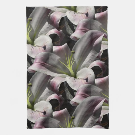 アジアンユリ キッチンタオル (縦)