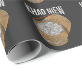 アジアンラオスタイ料理カオニウもち米 ラッピングペーパー (ロールコーナー)