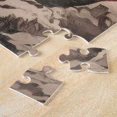 アジアンランドスケープ美しい ジグソーパズル (側面)