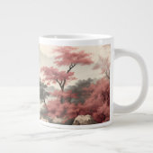 アジアンランドスケープ美しい ジャンボコーヒーマグカップ (右)