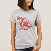 アジアンレッドドラゴン Tシャツ (正面)