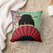 アジアンレディ&ファン枕 クッション (ブランケット)