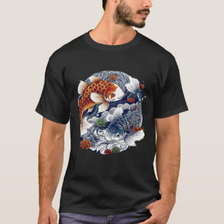 アジアン タトゥー | 和風鯉 | Tシャツ