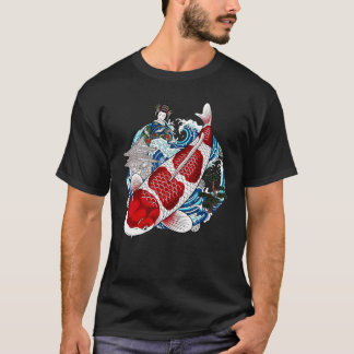 アジアン タトゥー | 和風 鯉 | Tシャツ