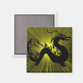 アジアン・ドラゴン マグネット (正面/裏面)