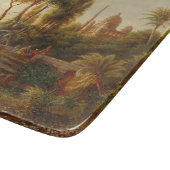 アジアン・ランドスケープ・イン・ザ・夕べ・ライト（サンセット・アート） カッティングボード (角)