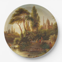 アジアン・ランドスケープ・イン・ザ・夕べ・ライト（サンセット・アート）