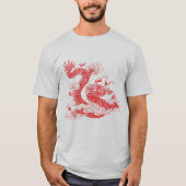 アジアン・レッド・ドラゴン Tシャツ (正面)