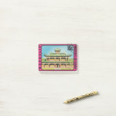 アジアヴィンテージ切手モンゴル秀段 ポストイット (デスク上)