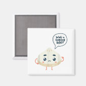 アジア中国のワッチャ語バオSiopao Dimsuについて マグネット (正面/裏面)