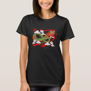 アジア中国の文化動物ファンタジー生物ミティ Tシャツ