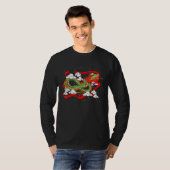 アジア中国の文化動物ファンタジー生物ミティ Tシャツ (正面フル)