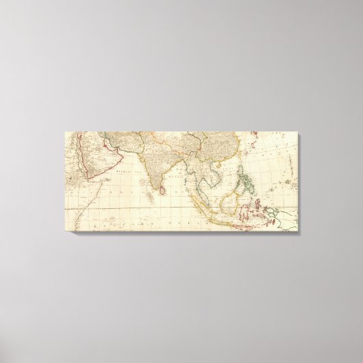 アジア中部 キャンバスプリント (正面)