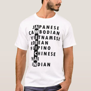 アジア人がストップアジア人を嫌う Tシャツ