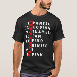アジア人がストップアジア人を嫌う Tシャツ