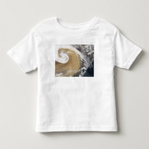アジア人の砂あらしは太平洋を交差させます トドラーTシャツ
