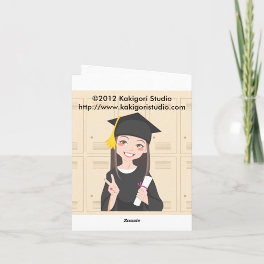 アジア人卒業生 カード (裏面)
