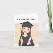 アジア人卒業生 カード (正面)