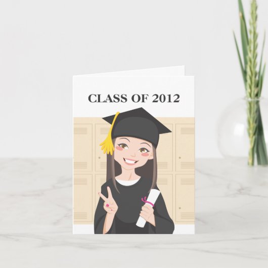 アジア人卒業生 カード (正面)