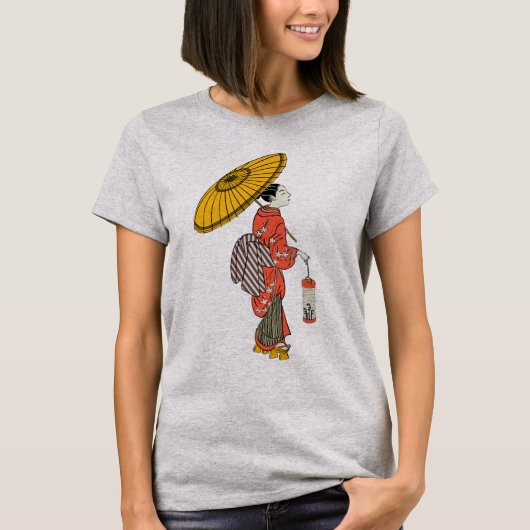 アジア人女性Tシャツ Tシャツ (正面)