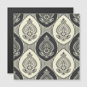 アジア伝統的ダマスク、シームレスなパターン (正面/裏面)