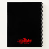 アジア伝統的フェニックス手帳 ノートブック (裏面)